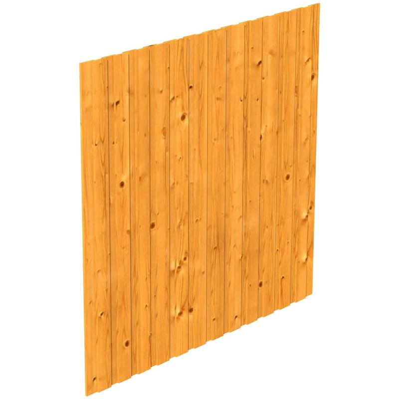 Skan Holz Seitenwand Deckelschalung 230 x 220 cm Fichte Eiche hell von Skan Holz