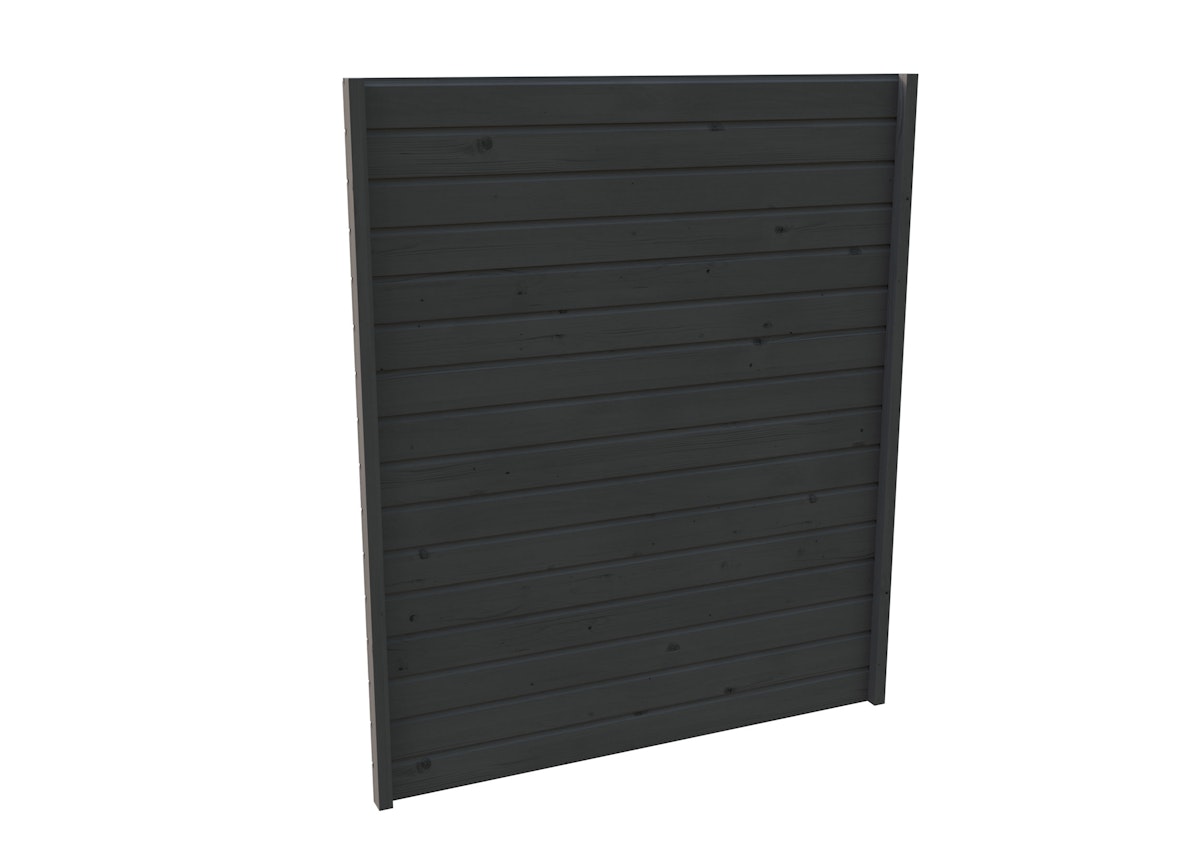 Skan Holz Seitenwand für Carports - Profilschalung ohne Tür schiefergrau Skan Holz Seitenwand für Carports - Profilschalung ohne Tür schiefergrau von Skan Holz
