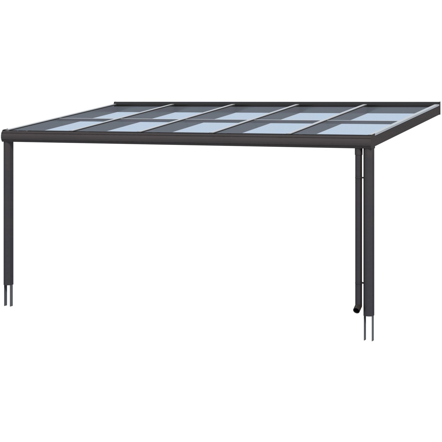 Skan Holz Terrassenüberdachung Modena 541 x 357 cm Aluminium Anthrazit Skan Holz Terrassenüberdachung Modena 541 x 357 cm Aluminium Anthrazit von Skan Holz