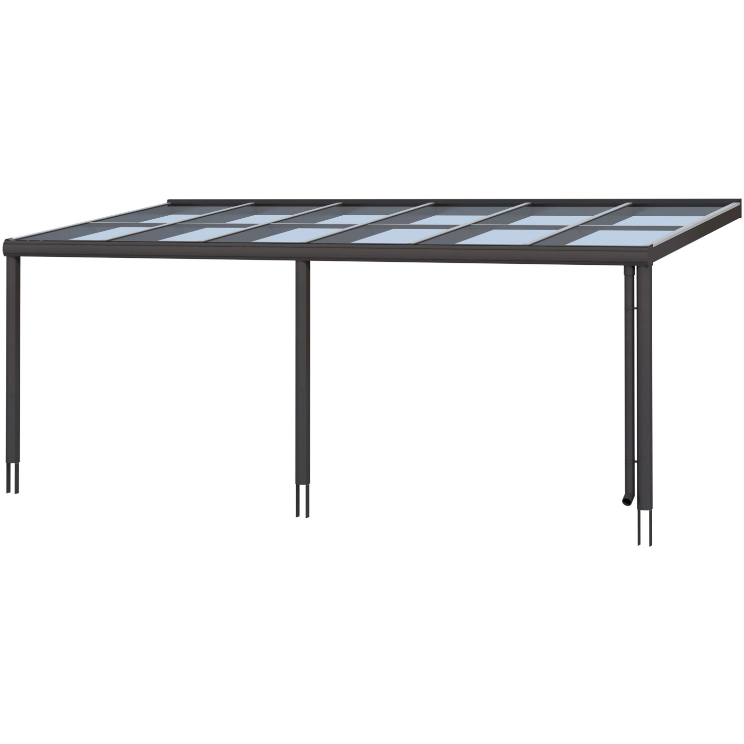 Skan Holz Terrassenüberdachung Monza 648 x 357 cm Aluminium Anthrazit Skan Holz Terrassenüberdachung Monza 648 x 357 cm Aluminium Anthrazit von Skan Holz
