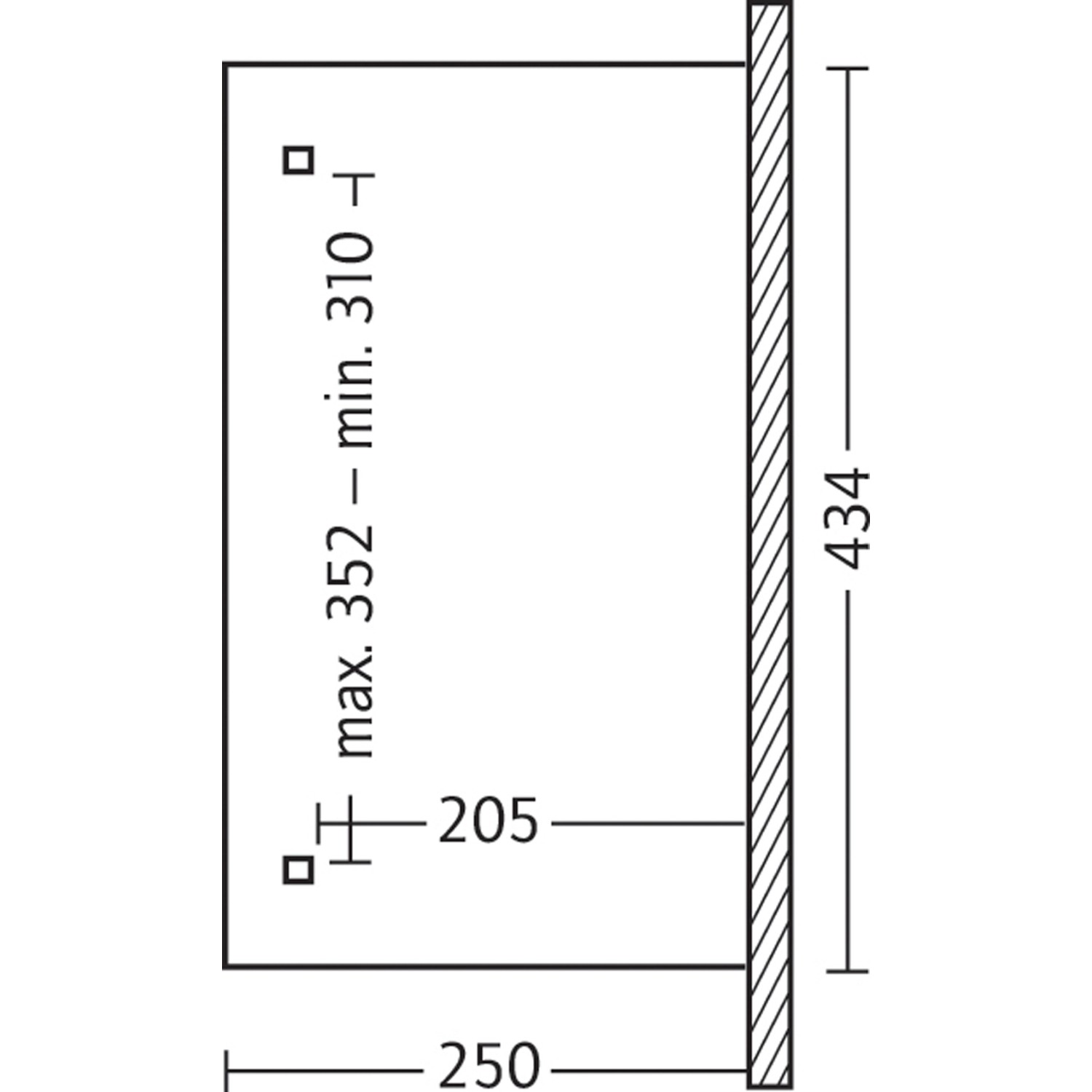 Skan Holz Terrassenüberdachung Ravenna 434 cm x 250 cm von Skan Holz