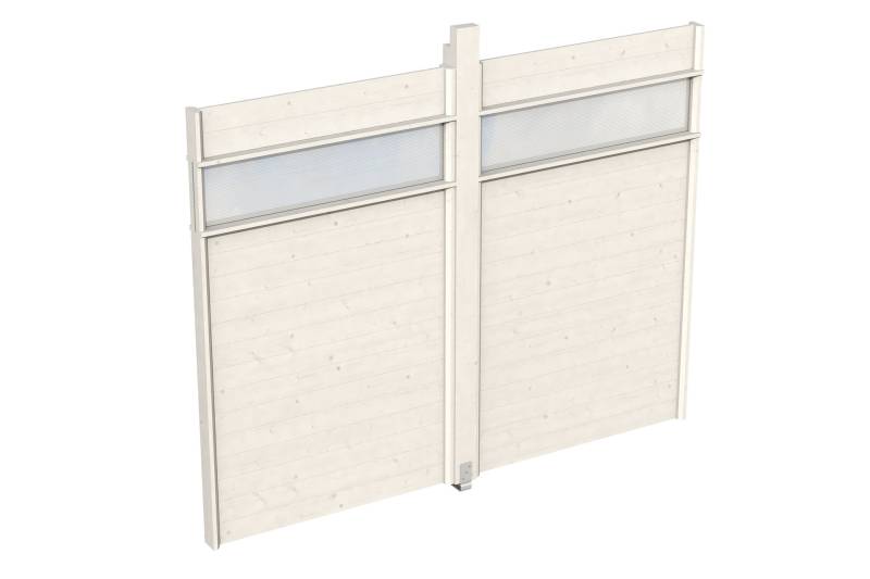 Wand für Pavillon Toulouse mit Lichtband Fichte 270 x 209cm von Skan Holz