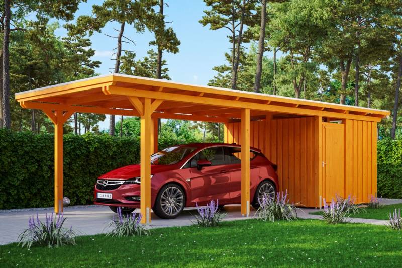 SKAN HOLZ Carport Emsland 354 x 846 cm mit EPDM-Dach, mit Abstellraum SKAN HOLZ Carport Emsland 354 x 846 cm mit EPDM-Dach, mit Abstellraum von SkanHolz