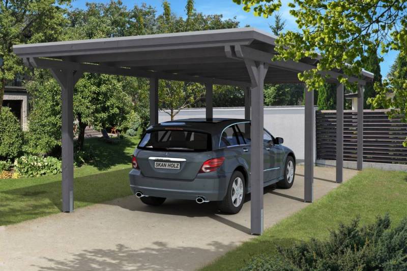 SKAN HOLZ Carport Emsland 354 x 846 cm mit EPDM-Dach von SkanHolz