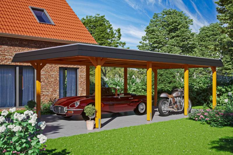 SKAN HOLZ Carport Wendland 409 x 870 cm mit Aluminiumdach SKAN HOLZ Carport Wendland 409 x 870 cm mit Aluminiumdach von SkanHolz