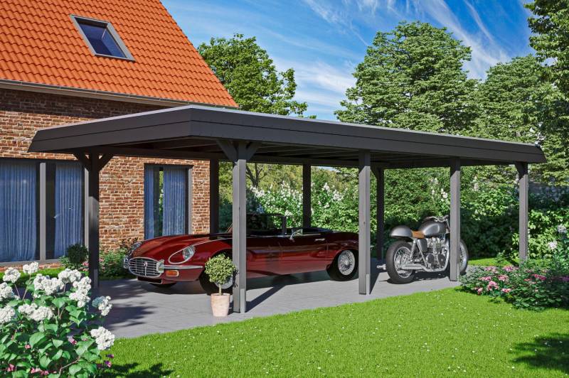 SKAN HOLZ Carport Wendland 409 x 870 cm mit EPDM-Dach SKAN HOLZ Carport Wendland 409 x 870 cm mit EPDM-Dach von SkanHolz