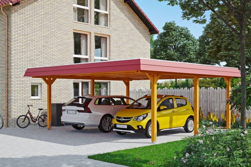 SKAN HOLZ Carport Wendland 630 x 637 cm mit Aluminiumdach SKAN HOLZ Carport Wendland 630 x 637 cm mit Aluminiumdach von SkanHolz
