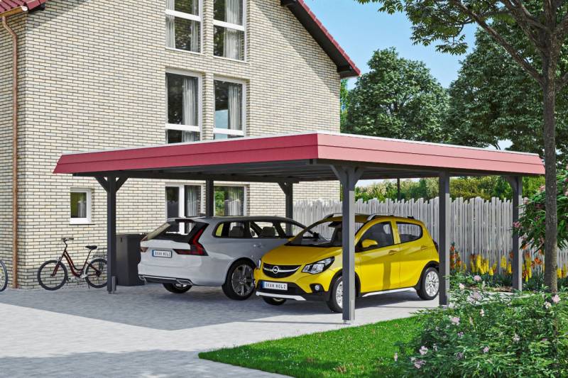 SKAN HOLZ Carport Wendland 630 x 637 cm mit Aluminiumdach SKAN HOLZ Carport Wendland 630 x 637 cm mit Aluminiumdach von SkanHolz