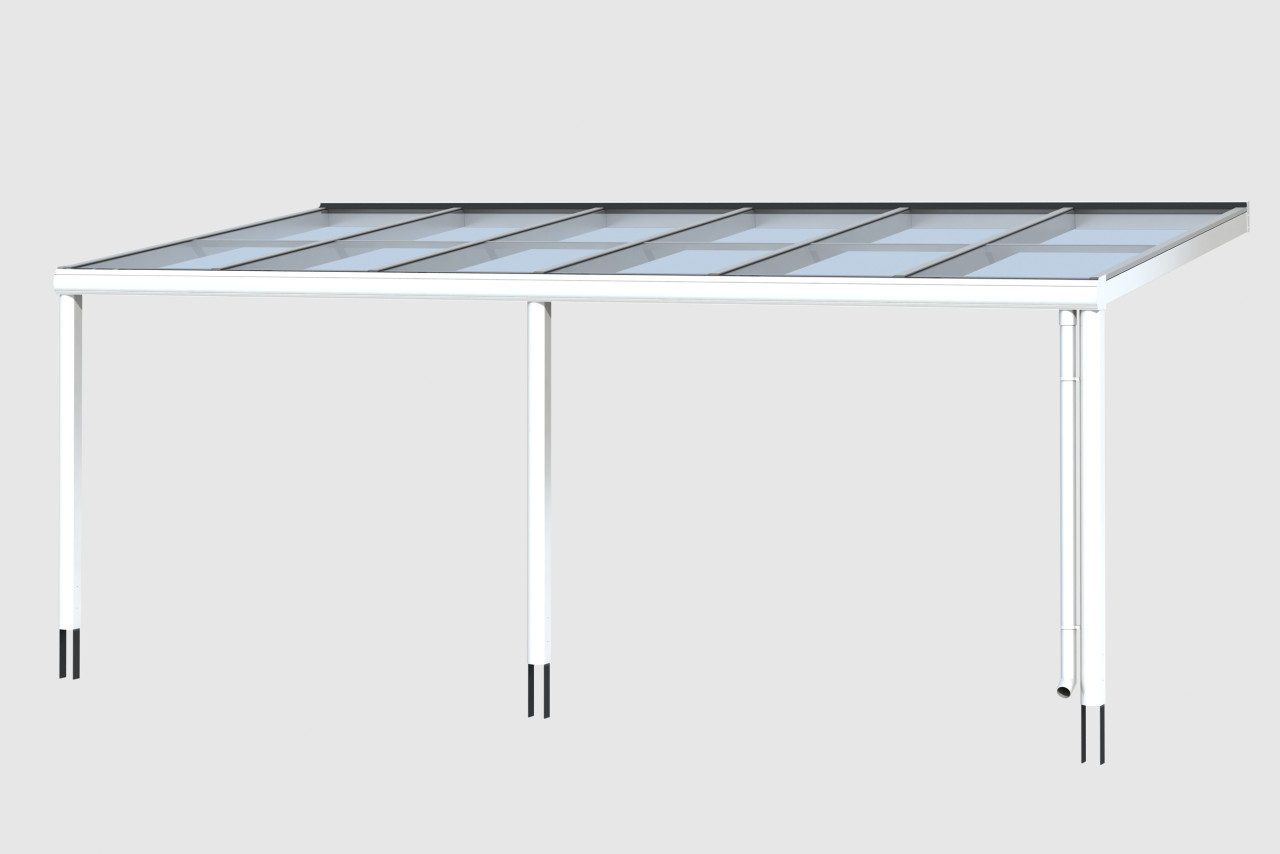 SKAN HOLZ Terrassenüberdachung Monza 648 x 307 cm Aluminium von SkanHolz