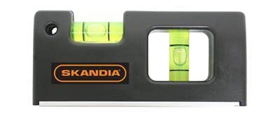 Skandia Taschenwasserwaage 10cm schwarz ZB von Skandia