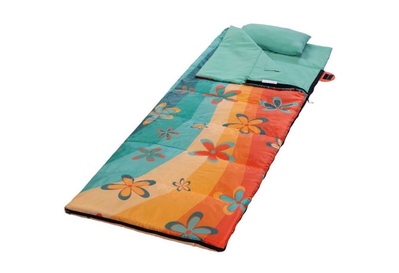 Skandika Deckenschlafsack für Erwachsene Sovro Lite Rainbow, mit Kissen, 2-Wege-Reißverschluss, Koppelbar, 3 Jahreszeiten von Skandika