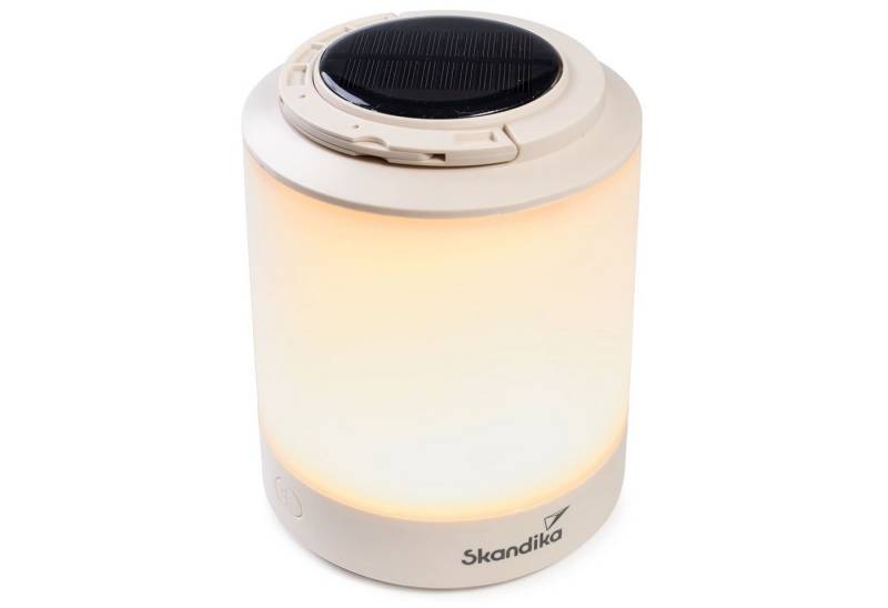 Skandika LED Gartenleuchte Campinglampe Nordsol, 80 bis 130 Lumen, mit USB Typ C Ladekabel, 2x 1800 mAh von Skandika