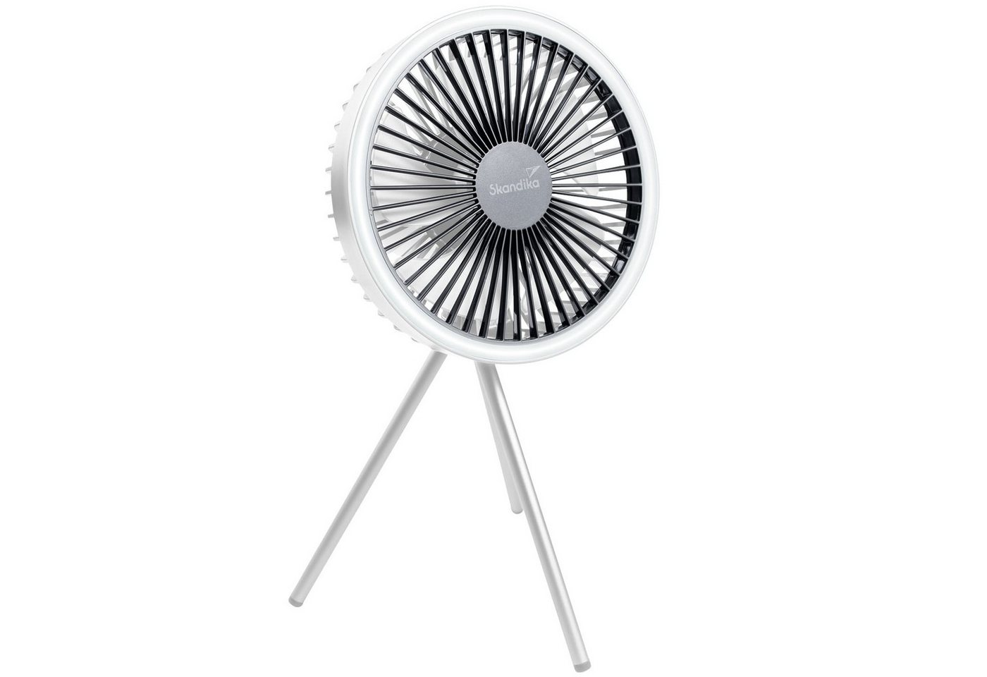 Skandika LED Gartenleuchte Campinglampe Solvind, mit Tischventilator & Powerbank, Ringlicht weiß, mit USB Typ C Skandika LED Gartenleuchte Campinglampe Solvind, mit Tischventilator & Powerbank, Ringlicht weiß, mit USB Typ C von Skandika