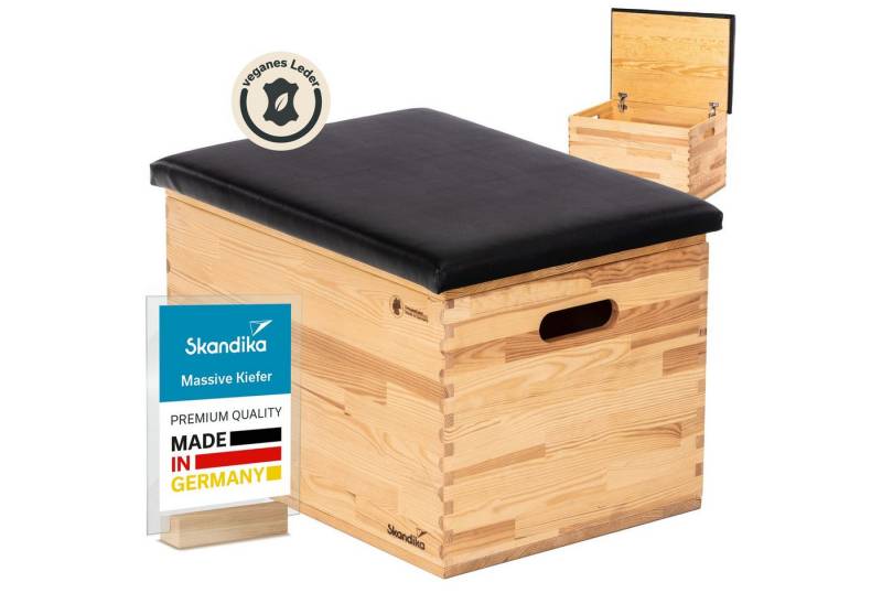 Skandika Sitztruhe Vira Sprungkasten Truhe, Made in Germany, Turnbock Sitzbank, Sprungbox, Plyometrischer Turnkasten von Skandika