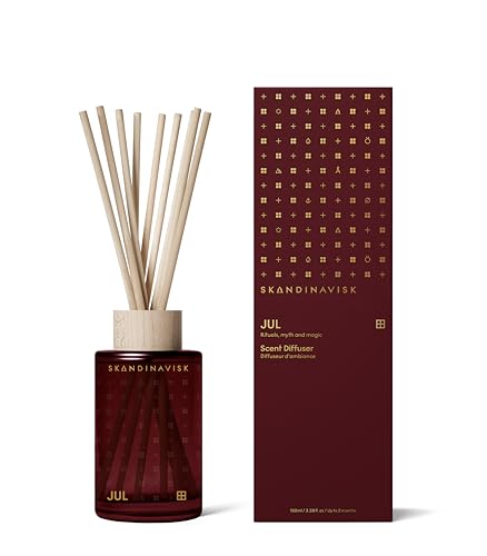 Skandinavisk Jul 'Weihnachten' Duftstäbchen Diffuser mit 8 Stäbchen, Hält 3+ Monate, Duftnoten: Gebackener Lebkuchen, winterliche Nelken und gewürzte Orangen, 100 ml Skandinavisk Jul 'Weihnachten' Duftstäbchen Diffuser mit 8 Stäbchen, Hält 3+ Monate, Duftnoten: Gebackener Lebkuchen, winterliche Nelken und gewürzte Orangen, 100 ml von Skandinavisk