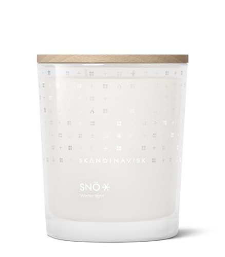 Skandinavisk SNÖ 'Schnee' Duftkerze, Sonderedition, Duftnoten: Gefrorene Wälder und vereiste Beeren, der scharfe, frische Atem der Minusgrade, 350 g. Skandinavisk SNÖ 'Schnee' Duftkerze, Sonderedition, Duftnoten: Gefrorene Wälder und vereiste Beeren, der scharfe, frische Atem der Minusgrade, 350 g. von Skandinavisk