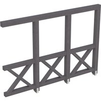 Skanholz Carport-Seitenwand "Andreaskreuz" Wandanbau von Skanholz