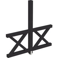 Skanholz Carport-Seitenwand "Andreaskreuz" freistehehend von Skanholz