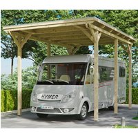 Skanholz Einzelcarport "Caravan-Emsland", Leimholz-Nordisches Fichtenholz, 341 cm, natur von Skanholz