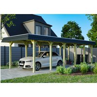 Skanholz Einzelcarport "Spreewald", Fichtenholz, 285 cm, grün von Skanholz