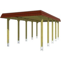 Skanholz Einzelcarport "Spreewald", Nadelholz, 285 cm, Grün von Skanholz