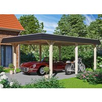 Skanholz Einzelcarport "Wendland", Leimholz-Nordisches Fichtenholz, 341 cm, natur von Skanholz