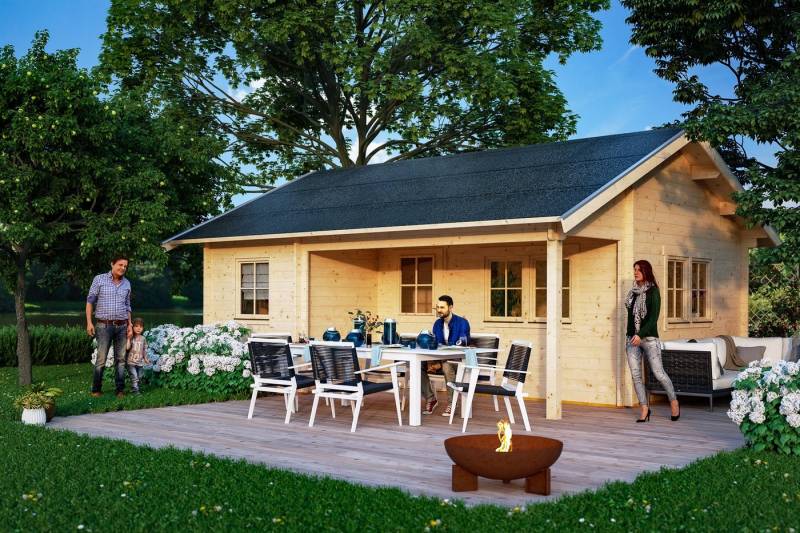 Skanholz Gartenhaus St. Moritz, BxT: 680x580 cm von Skanholz