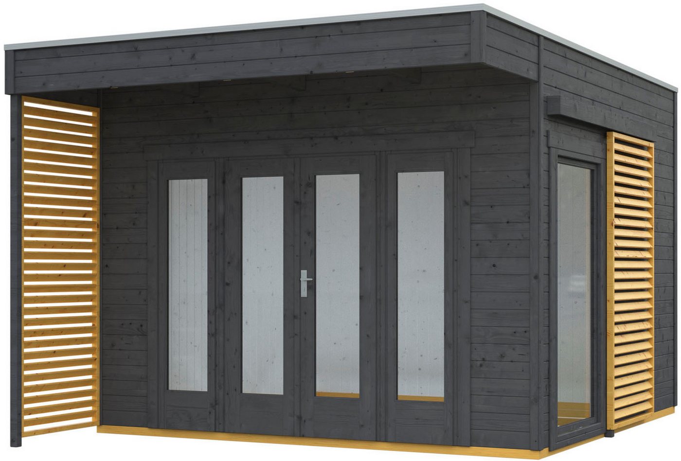 Skanholz Gartenhaus Tokio 2, BxT: 340x440 cm, doppelschalig Skanholz Gartenhaus Tokio 2, BxT: 340x440 cm, doppelschalig von Skanholz