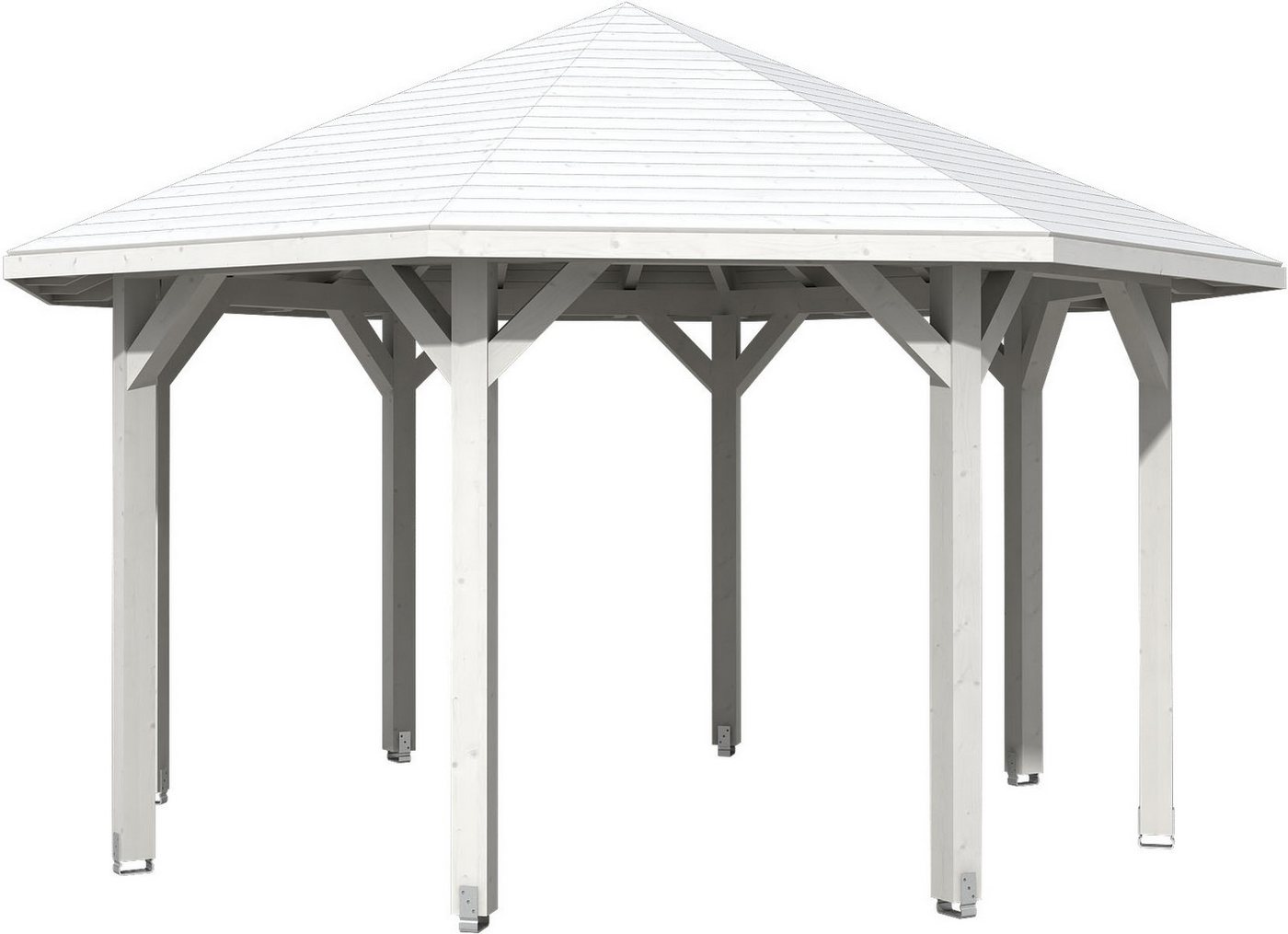 Skanholz Holzpavillon Nice 2, Leimholz, 399 x 399 cm Skanholz Holzpavillon Nice 2, Leimholz, 399 x 399 cm von Skanholz