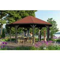 Skanholz Pavillon "Nice 3" 8-Eck, BxT: 557x557 cm von Skanholz