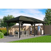 Skanholz Pavillon "Orleans 1" 4-Eck, BxT: 374x656 cm von Skanholz