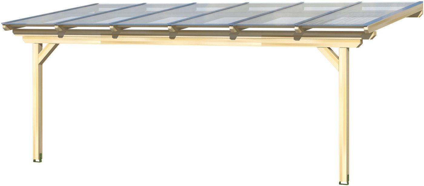 Skanholz Terrassendach Ancona, BxT: 648x300 cm, Bedachung Doppelstegplatten, Leimholz Skanholz Terrassendach Ancona, BxT: 648x300 cm, Bedachung Doppelstegplatten, Leimholz von Skanholz