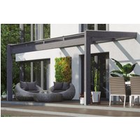 Skanholz Terrassendach "Novara", BxT: 450x309 cm von Skanholz