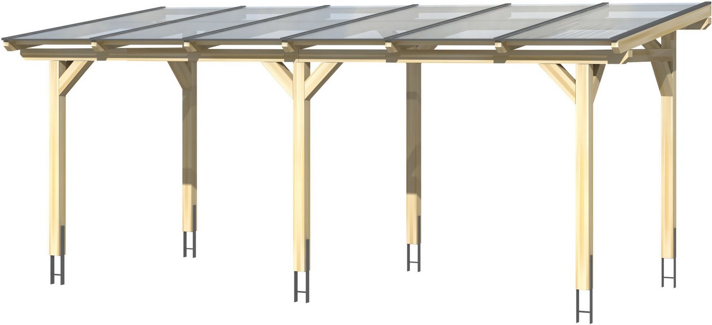 Skanholz Terrassendach Siena, BxT: 648x250 cm, Bedachung Doppelstegplatten, Leimholz Skanholz Terrassendach Siena, BxT: 648x250 cm, Bedachung Doppelstegplatten, Leimholz von Skanholz