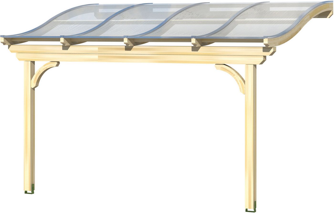 Skanholz Terrassendach Verona, BxT: 434x339 cm, Bedachung Doppelstegplatten, Leimholz Skanholz Terrassendach Verona, BxT: 434x339 cm, Bedachung Doppelstegplatten, Leimholz von Skanholz