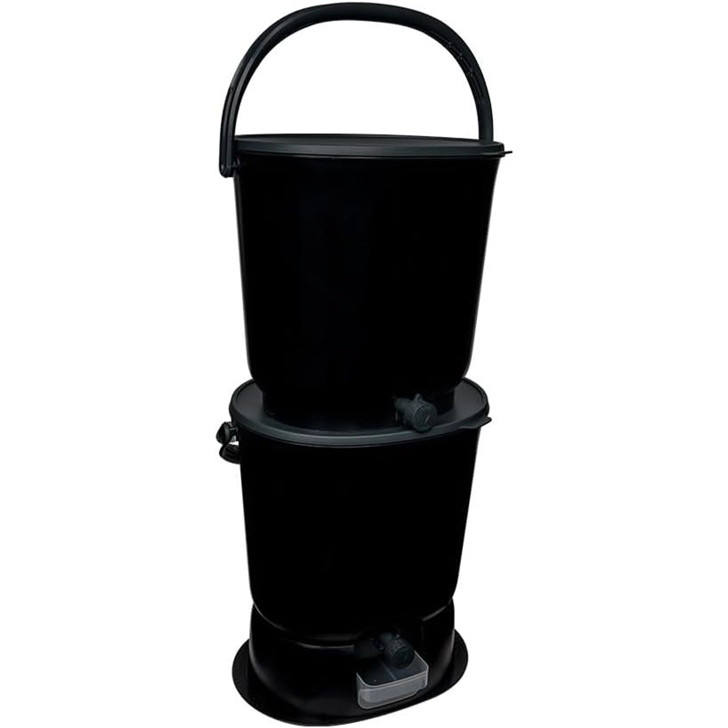 Skaza Biomülleimer Bokashi Essential 2er Set Schwarz von Skaza