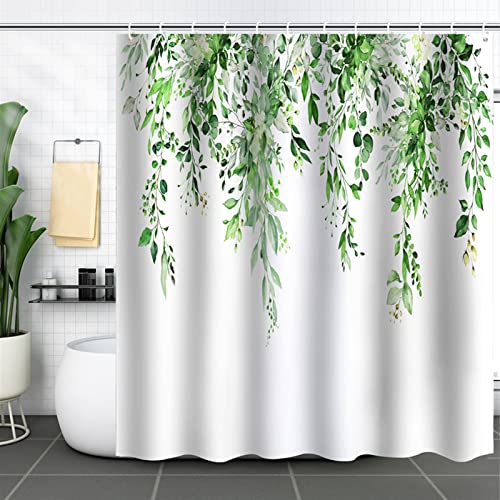 Duschvorhang Weiß Duschvorhang Wasserdicht,Duschvorhang Polyester Duschvorhang Blumen Blätter Badvorhang Textil Duschvorhang Schmal 90x180CM Duschvorhang Weiß Duschvorhang Wasserdicht,Duschvorhang Polyester Duschvorhang Blumen Blätter Badvorhang Textil Duschvorhang Schmal 90x180CM von Skcess