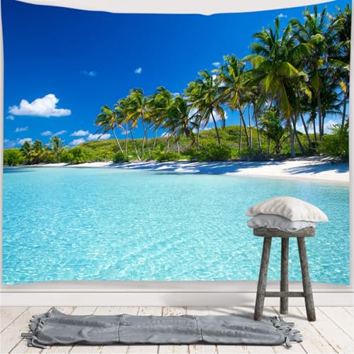 Wandteppich Natur Landschaft 350 x 256 cm, Wandbehang Ozean Wall Tapestry Blauer Himmel Strand Meer Wandteppich XXL Deko Tapisserie Wandteppich Natur Landschaft 350 x 256 cm, Wandbehang Ozean Wall Tapestry Blauer Himmel Strand Meer Wandteppich XXL Deko Tapisserie von Skcess