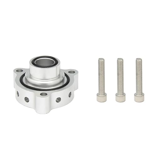 Aluminium Billet Turbo Blow Off Valve, Aluminium Silber Adapter Auto Turbo Bolt-On Top Mount Blow Off Dump Passend Für BMW Mini Cooper S Motoren Ventil Kit von Skdvy