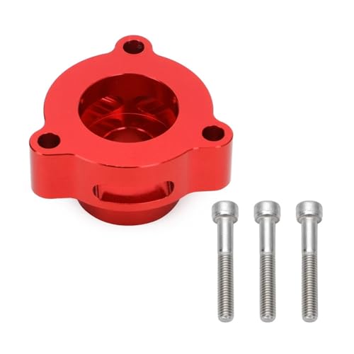 Aluminium Billet Turbo Blow Off Valve, Auto Turbo Blow Off Ventil Passend Für Ford Mustang Escape Fiesta ST Fusion Sport 1.5L .6L 2.0L .7L(Red) von Skdvy
