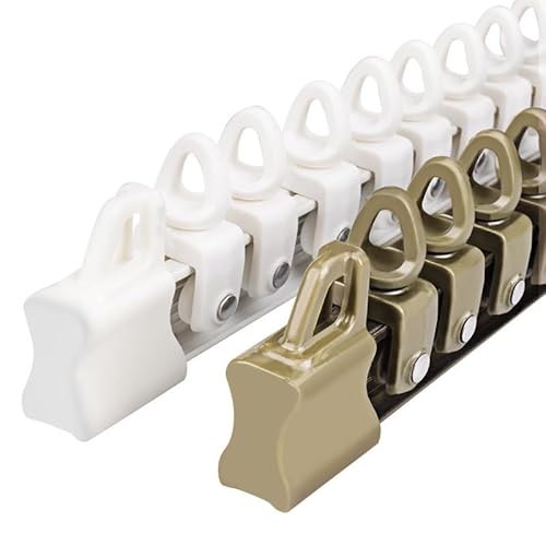 Biegbare Deckenvorhangschiene, Bogenförmige Fenstervorhangspur U-Typ-Schienen-Ecke-TOP-Slide kann gebogen werden U-förmige L-Soft-Rod-Rutsche(Champagne (single track top loading)) von Skdvy