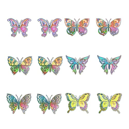 12 Stück Fliegengittertür Magnete Screen Magnete Dekorative Decals Doppelseitige Magnetische Aufkleber Fenster Magneten Reparatur Set Fliegengitter Magnete Durchlaufschutz Reparaturset (C) von Skeadex