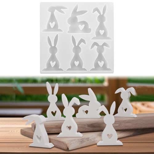 Silikonformen Gießformen Osterhase, 7 Stück Silikonform Osterhase Silikonform Ostern Gießform Hase Gips Zum Gießen Ostern Silikonformen Hase Gießform Silikon Osterhase Silikon Gießform Frühling (B) Silikonformen Gießformen Osterhase, 7 Stück Silikonform Osterhase Silikonform Ostern Gießform Hase Gips Zum Gießen Ostern Silikonformen Hase Gießform Silikon Osterhase Silikon Gießform Frühling (B) von Skeadex