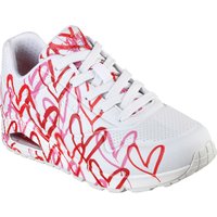 Skechers Wedgesneaker "UNO-SPREAD THE LOVE", mit auffälligem Graffiti-Print, Freizeitschuh, Halbschuh, Schnürschuh von Skechers