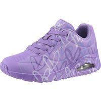 Skechers Wedgesneaker "UNO-SPREAD THE LOVE", Freizeitschuh, Halbschuh, Schnürschuh mit coolem Graffiti-Print von Skechers