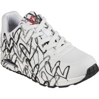 Skechers Wedgesneaker "UNO-SPREAD THE LOVE", mit auffälligem Graffiti-Print, Freizeitschuh, Halbschuh, Schnürschuh von Skechers