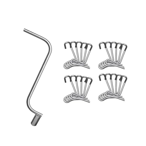 Stacheldraht-Spanner-Set, Zaun-Reparaturwerkzeug, kommt mit Hilfsschlüssel, einfach zu bedienen von Skiitches