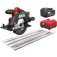 Skil 20V 3551 AB 165mm Akku-Kreissäge + Führungsschiene (1x4.0Ah) von Skil