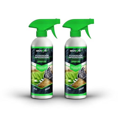 SkinStar Pferdedecken Spray-On Imprägnierung 1L Rug Proof Tierdecken-Schutz von SkinStar