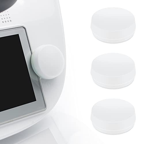 3PCS Silikon Hülle kompatibel mit Thermomix TM6 Schalter, Staubdicht Schutzhülle Zubehör für TM6 Küchenmaschinen Schalter Schutz und Dekor, Transparent von SkingHong